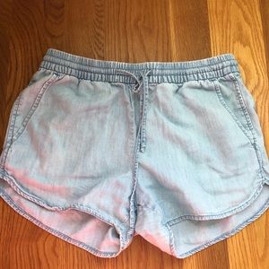 Denim shorts